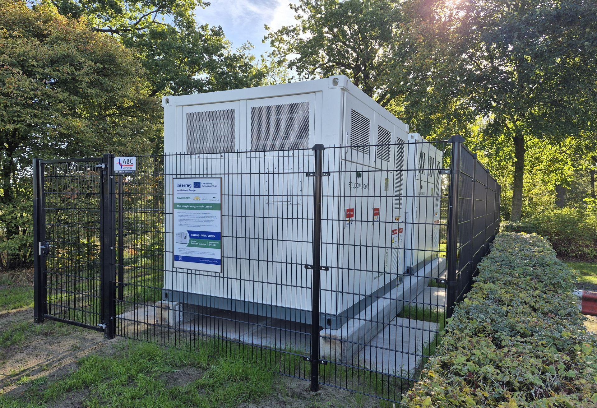 Community battery in Loenen. ©Loenen Energy Community.